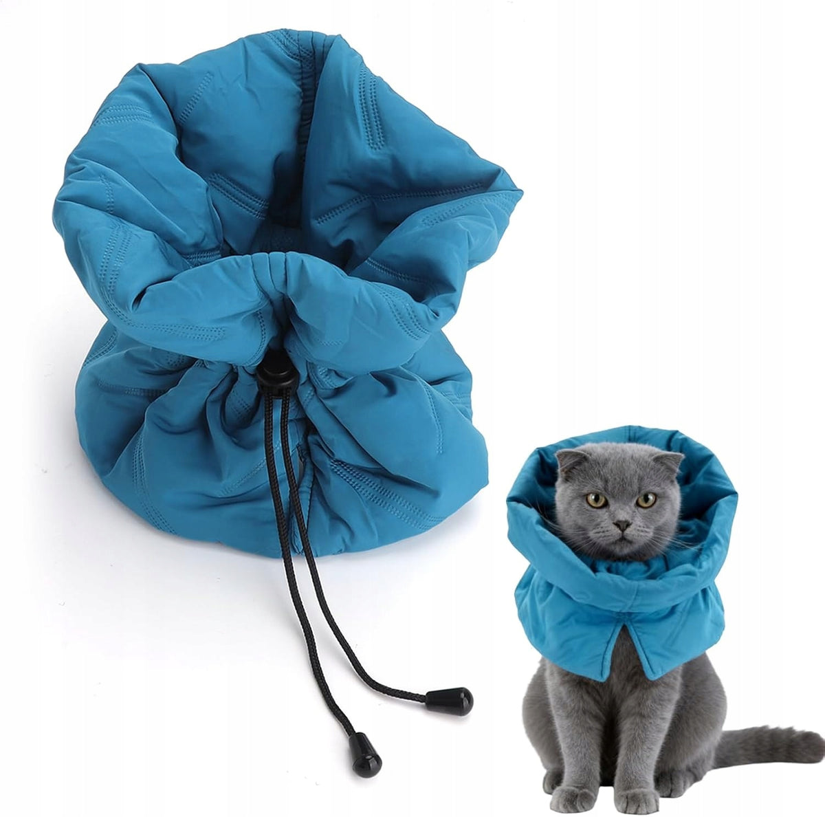 ELIZABETHAN COLLAR FOR CATS SOFT S 14-25CM + COMB