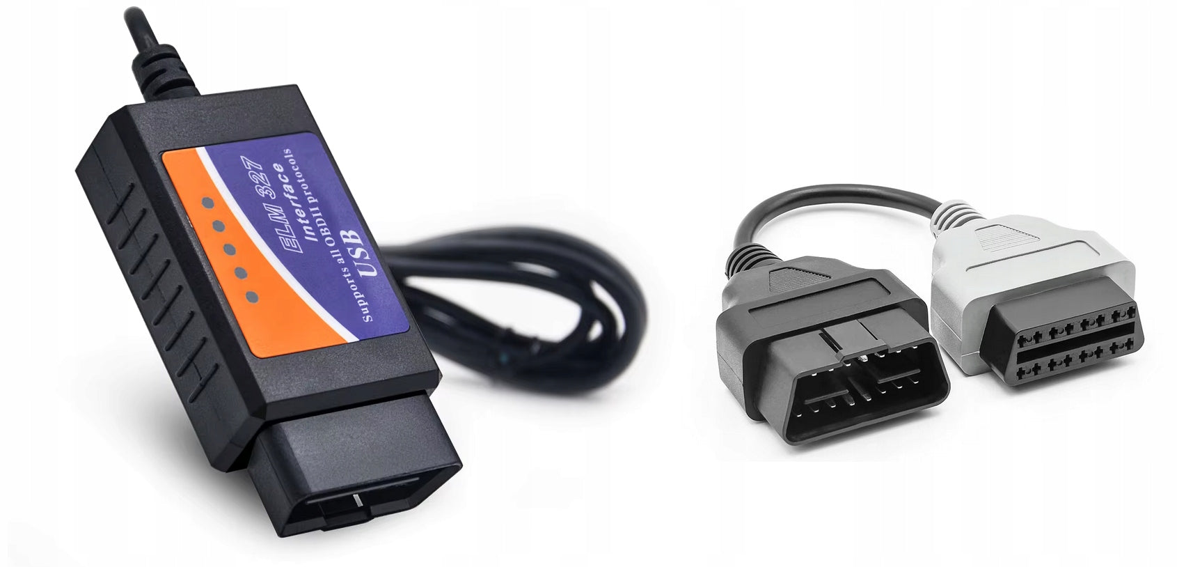 ELM 327+adapter grey A6 FIAT ALFA LANCIA DOOGE JEEP MultiECUscan