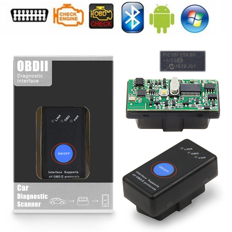 ELM327 BT 4.0 Switch PIC18F25K80 Android IOS
