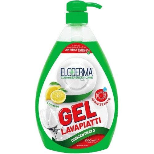 ELODERMA LEMON DISHWASHING LIQUID 1L