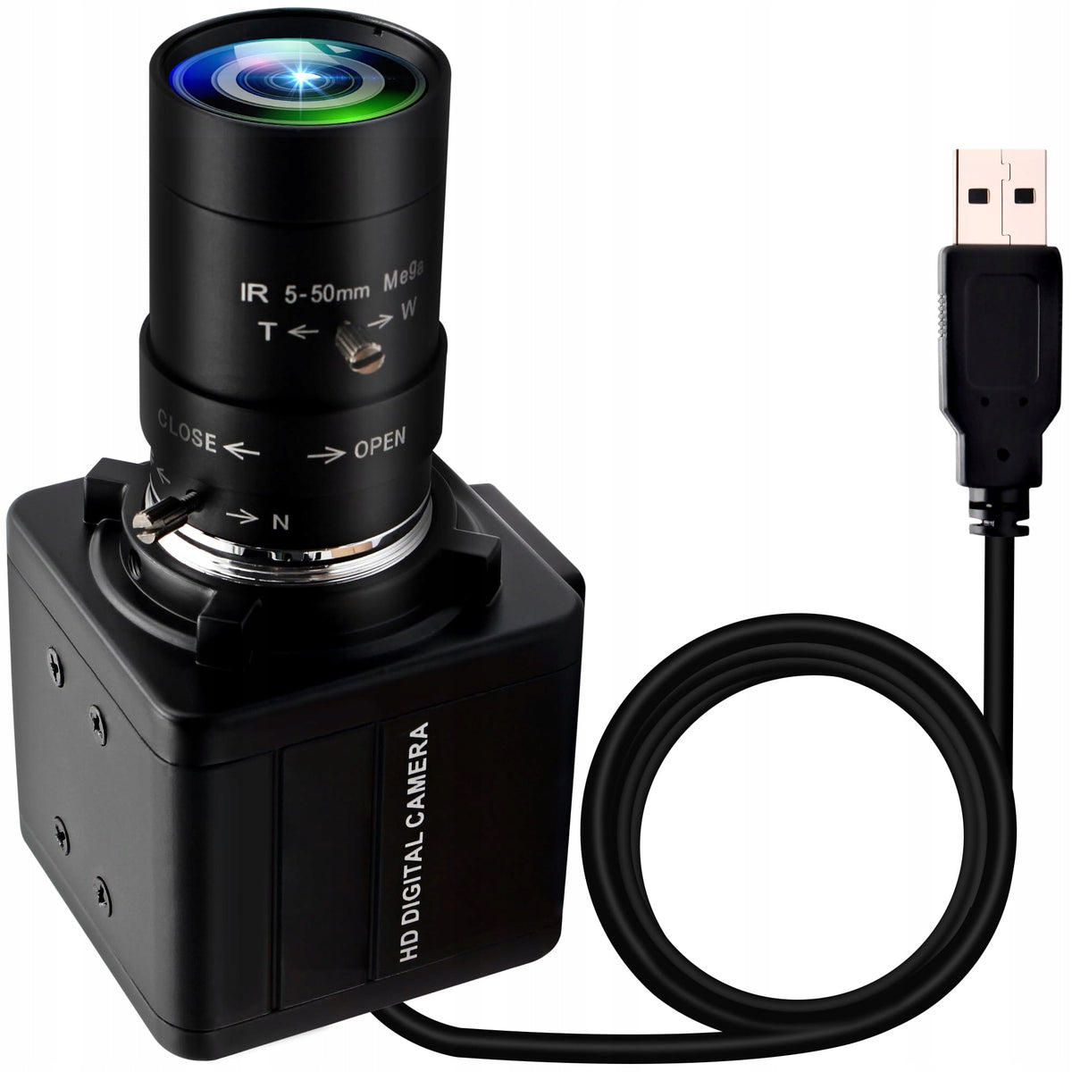 ELP Camera FHD 1080P Zoom Focal 5-50mm USB