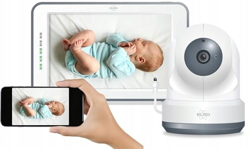 ELRO BC4000 Baby Monitor Royale Full HD - Baby monitor with screen for