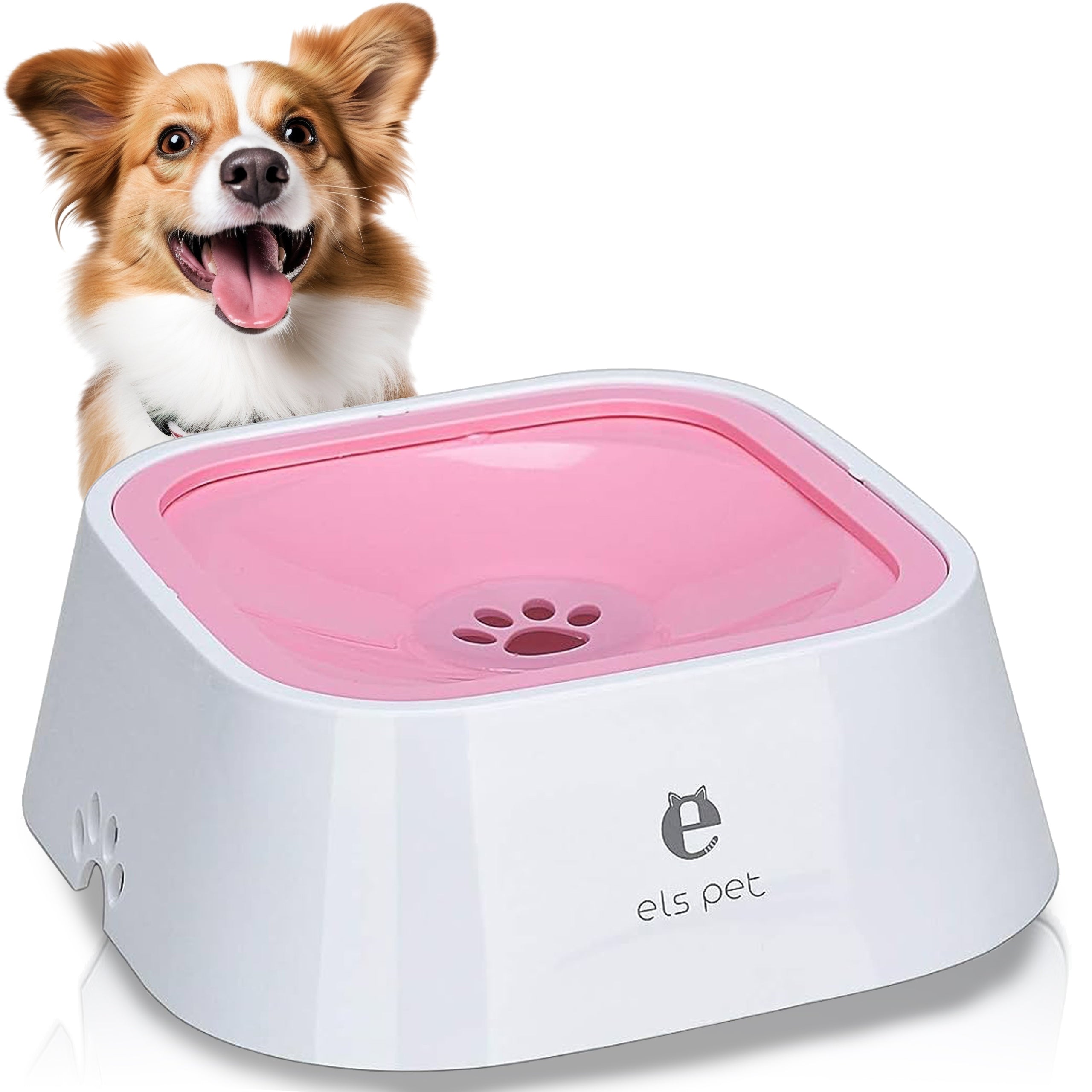 ELSPET NON-SPILL DOG BOWL 1,5L PORTABLE, NON-SLIP