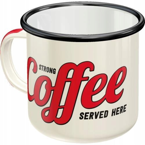 Alavinis puodelis Strong coffee served here