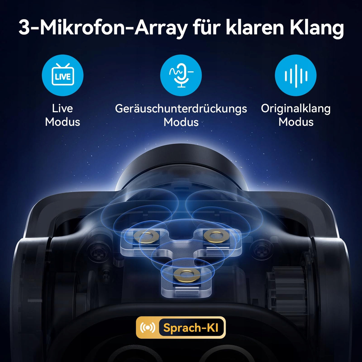 EMEET PIXY 4K PTZ Camera with KI Tracking Sony Sensor 3 Microphones Gestures Manufacturer code Pixy-4K