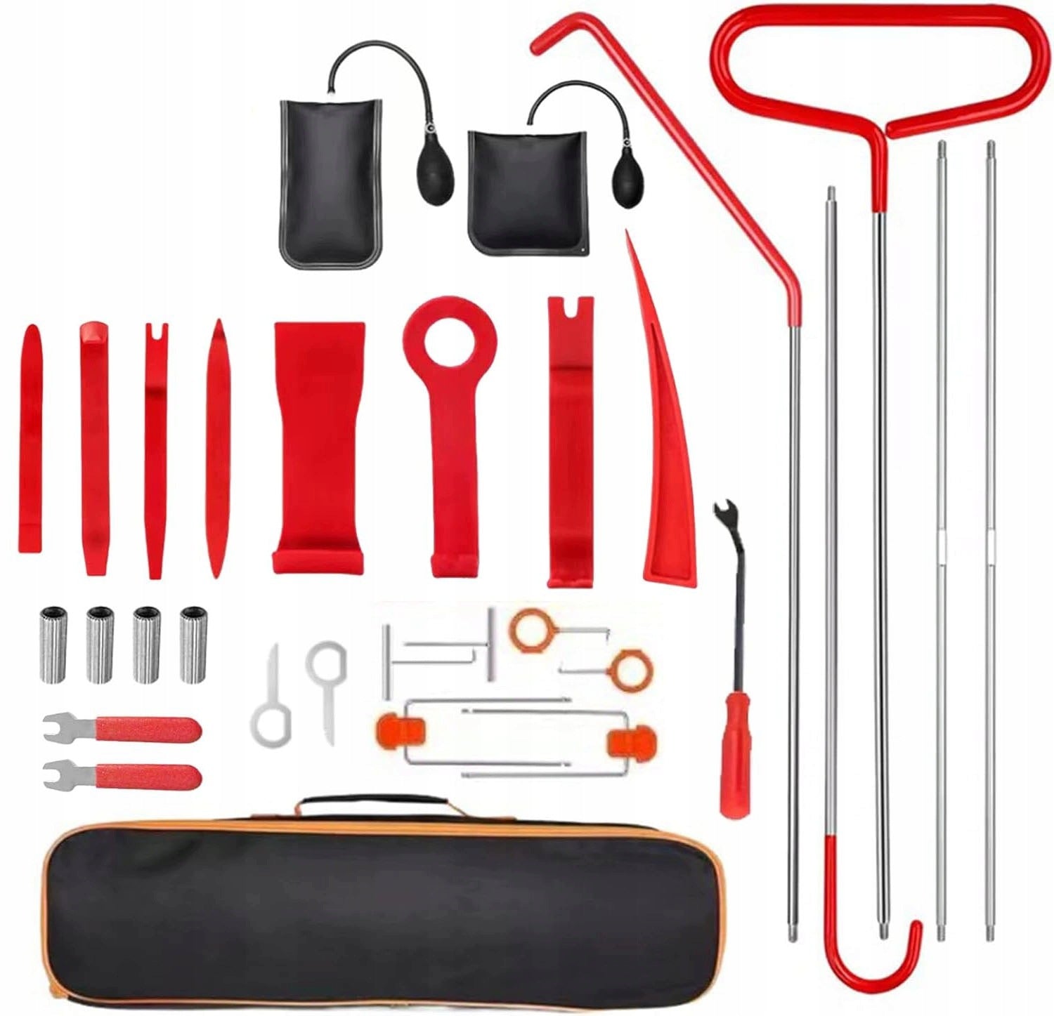 EMERGENCY CAR DOOR OPENER TOOL KIT 32 ELEMENTS Packaging status original