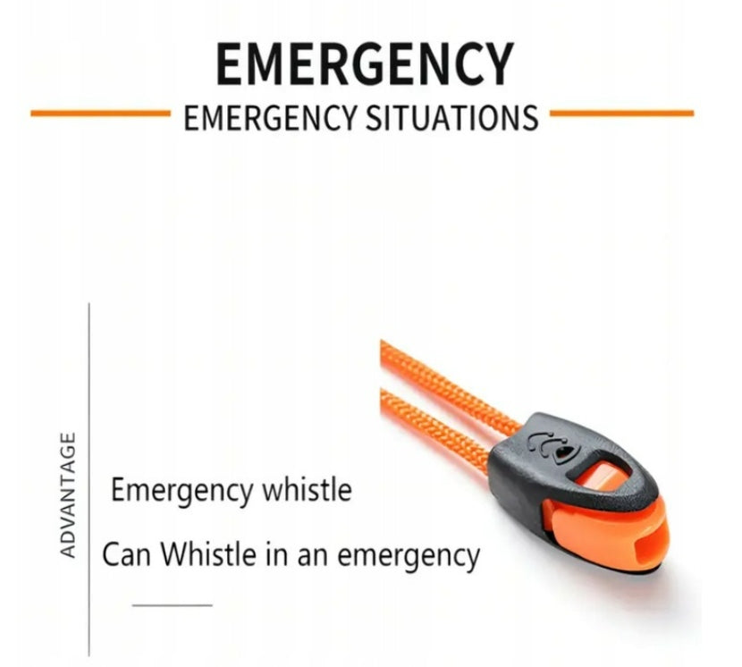 EMERGENCY TENT RESCUE Shelter Survival Bag + Whistle LIFE TENT Packaging status original