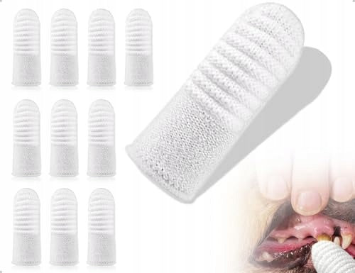 EMEZDDO DOG TOOTHBRUSH 10 PIECES REUSABLE FOR Packaging status original
