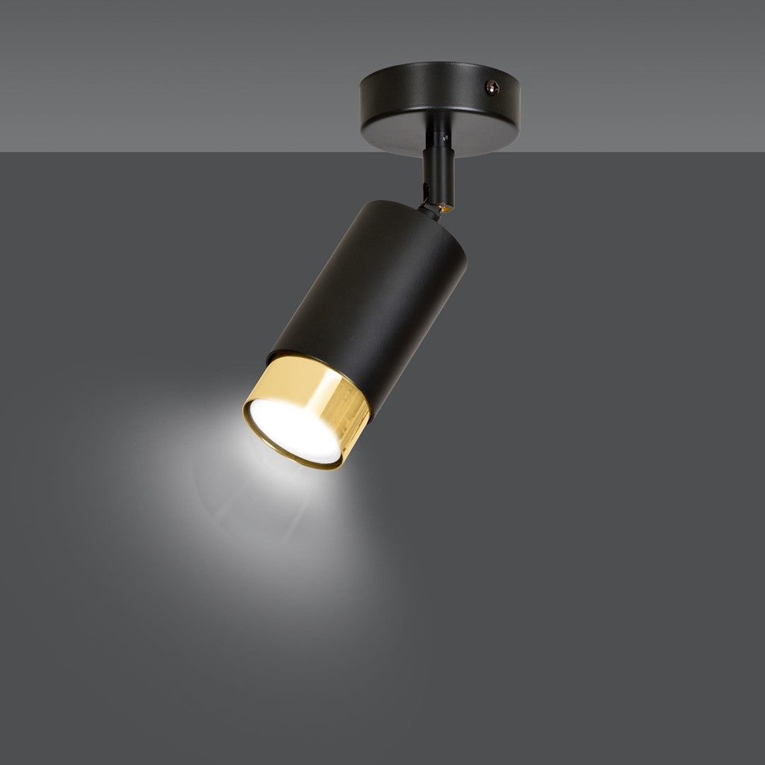 Emibig lubinis šviestuvas Hiro 1 Black-Gold