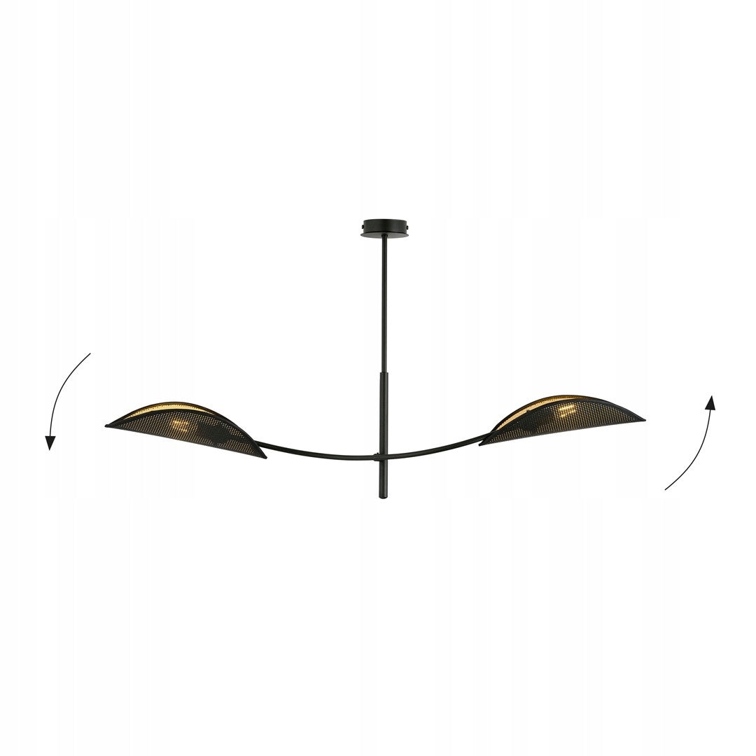 Emibig šviestuvas Lotus 2 Black/Gold