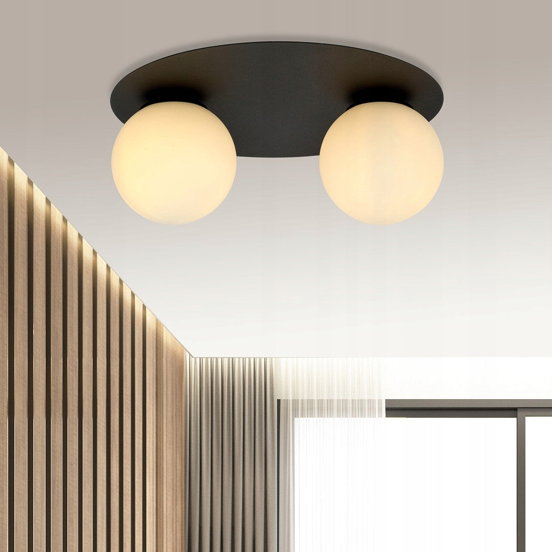 Emibig šviestuvas Solar 2 Black/Opal