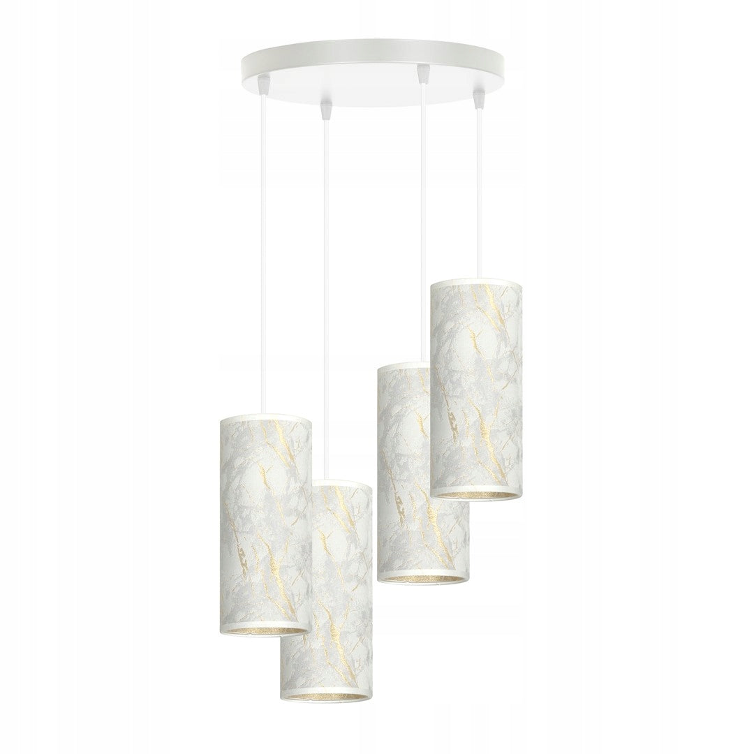 Emibig pakabinamas šviestuvas Karli 4 WH Premium Marbel White