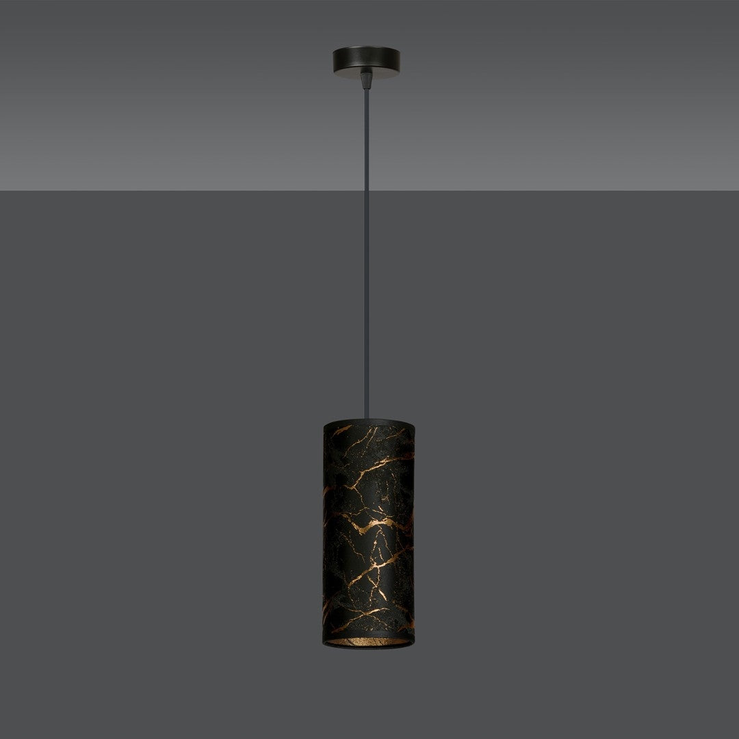 Emibig pakabinamas šviestuvas Karli 1 BL Marbel Black
