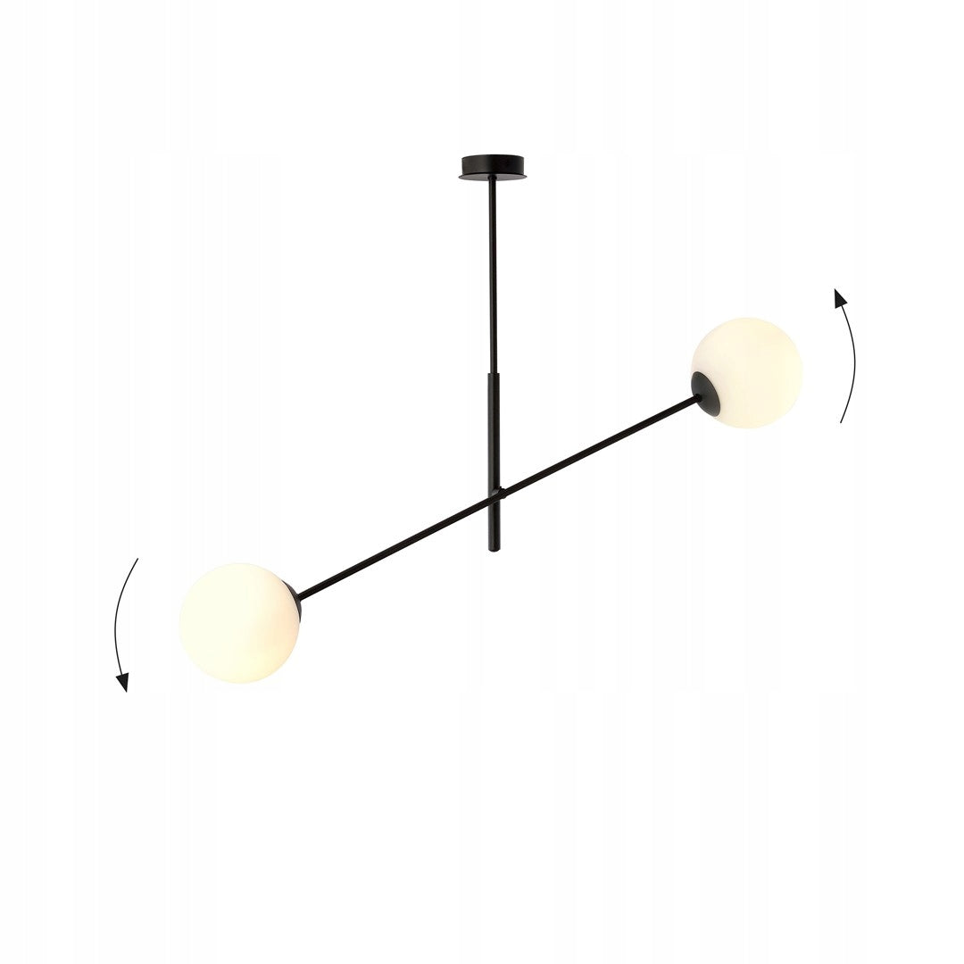 Emibig šviestuvas Linear 2 Black/Opal