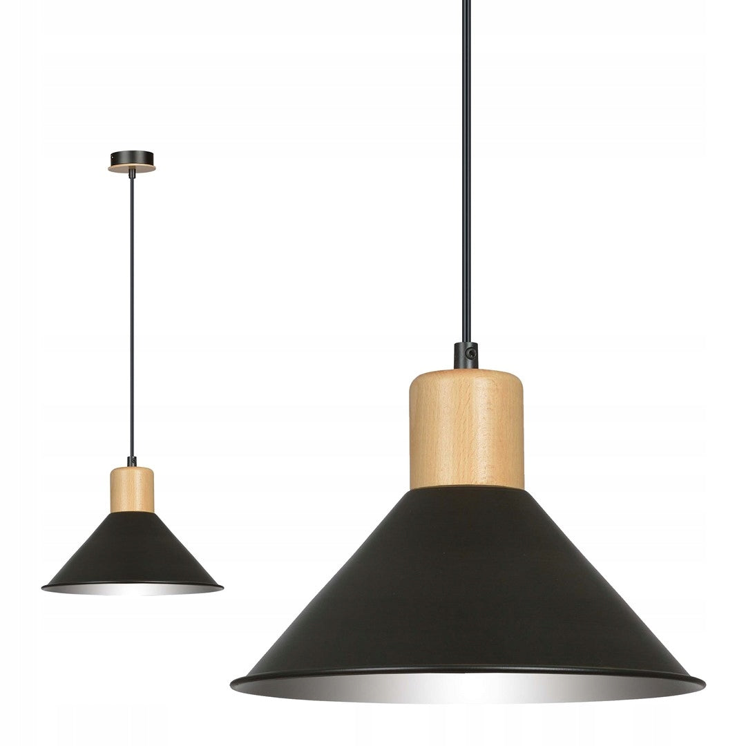 Emibig pakabinamas šviestuvas Rowen 1 Black