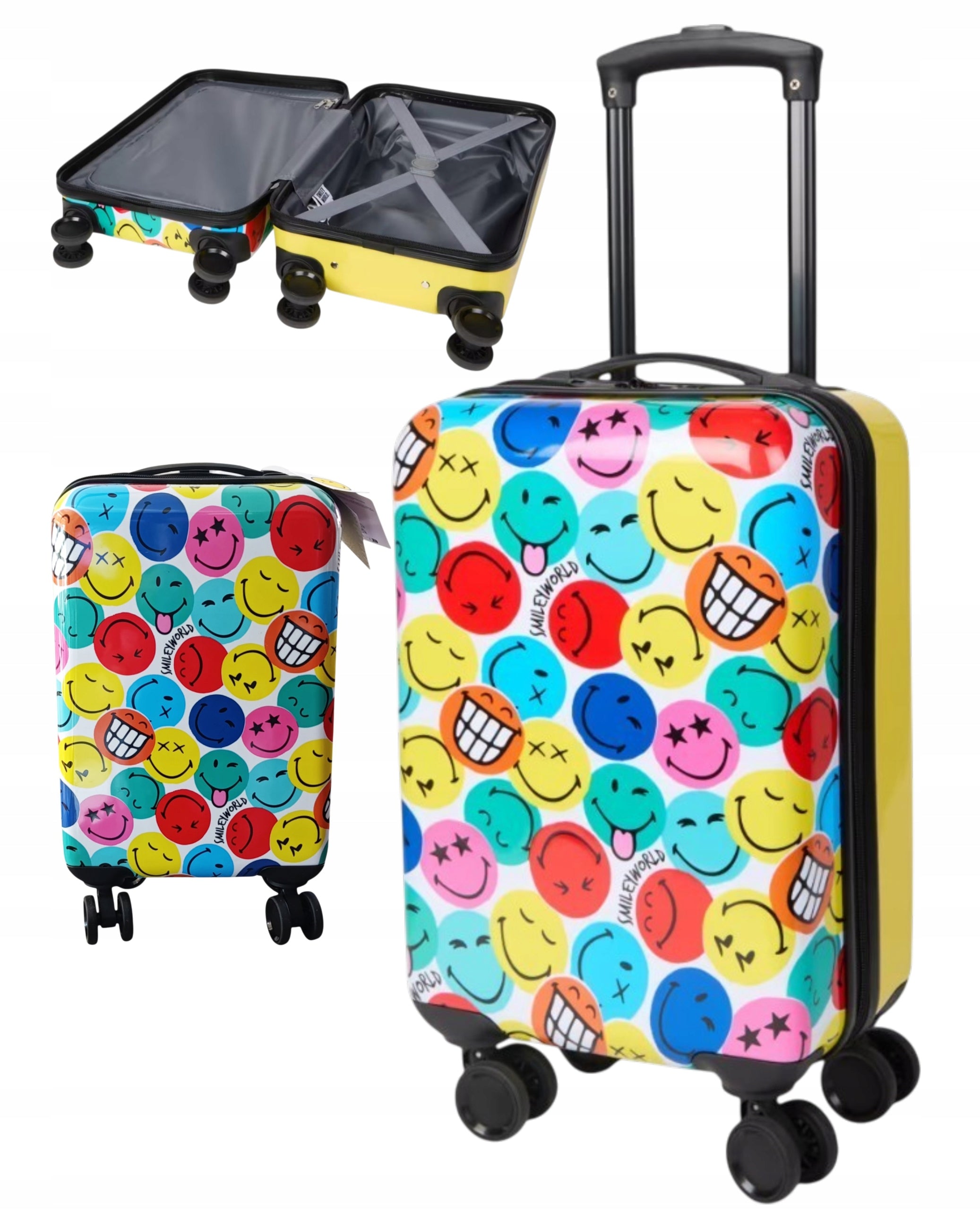 EMOJI CABIN SUITCASE HARD TRAVEL FOR CHILDREN 50 cm Model EMOJI