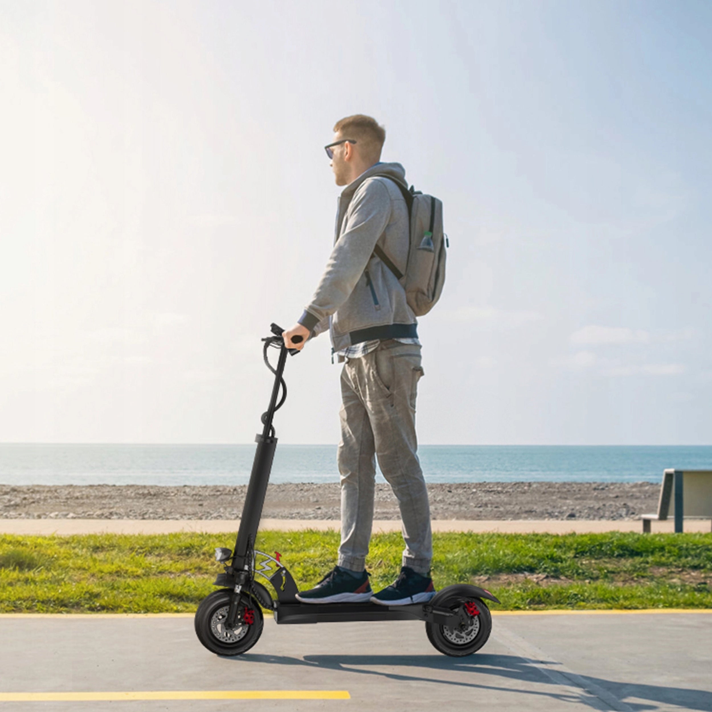 EMOKO HVD-3 Foldable Electric Scooter for Adults, 800W 48V 15Ah 50 km Range Packaging status original
