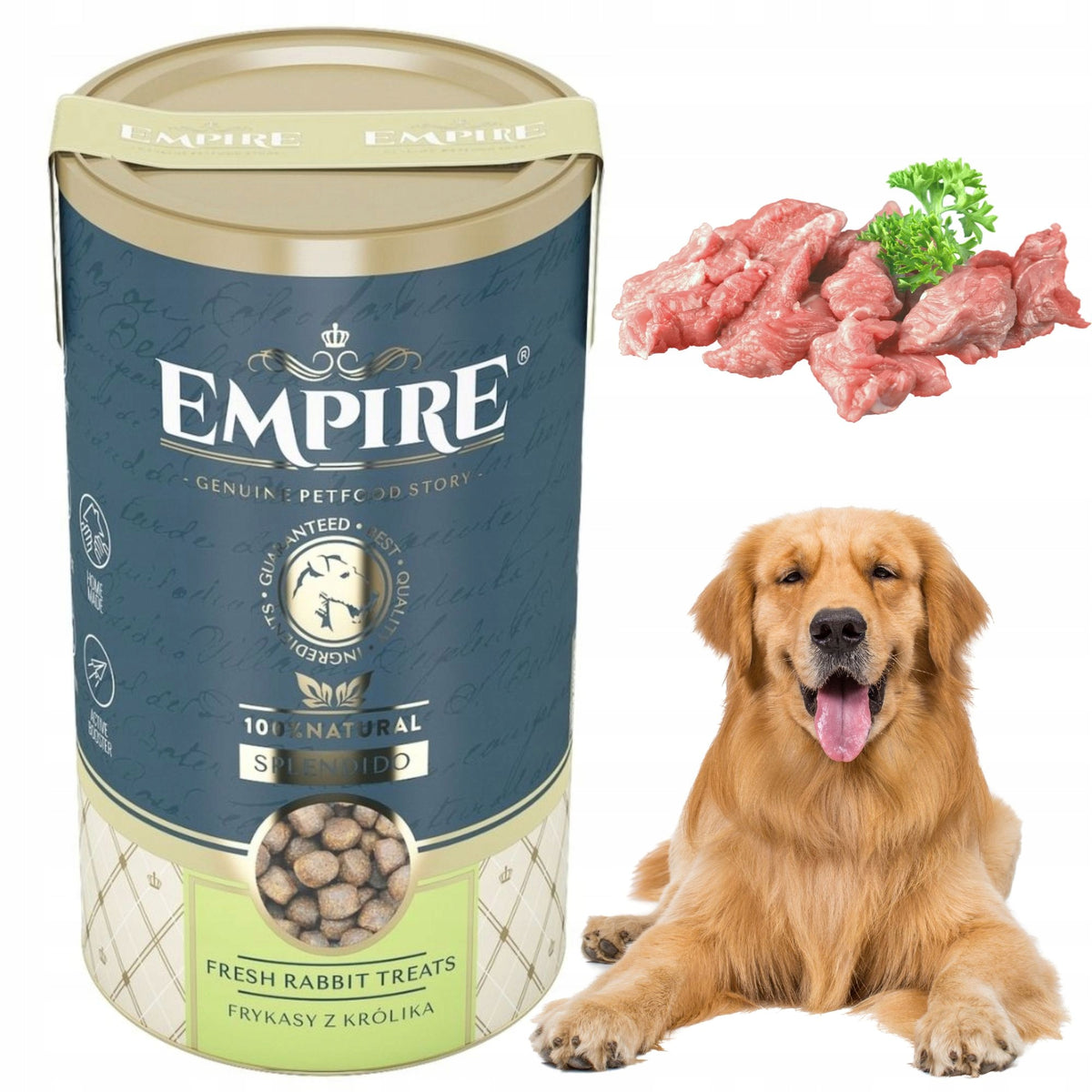 EMPIRE RABBIT FRIES Supplement with VITAMINS 200g DOG FLAVORS