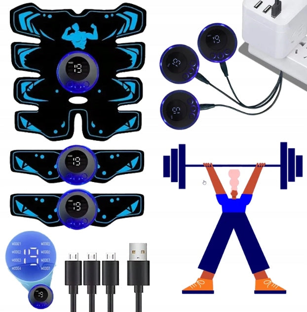 EMS Abdominal Muscle Electrostimulator Universal Size Brand no brand