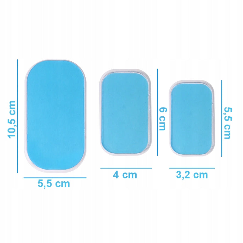 EMS Adhesive Gel Pads for Electrostimulator Massager Gel Pads 5 Pieces Manufacturer code ŻN5ST75