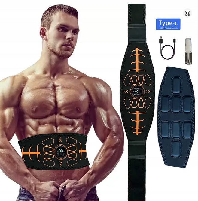 EMS Belt for USB-C Belly – Electric ABS Muscle Stimulator