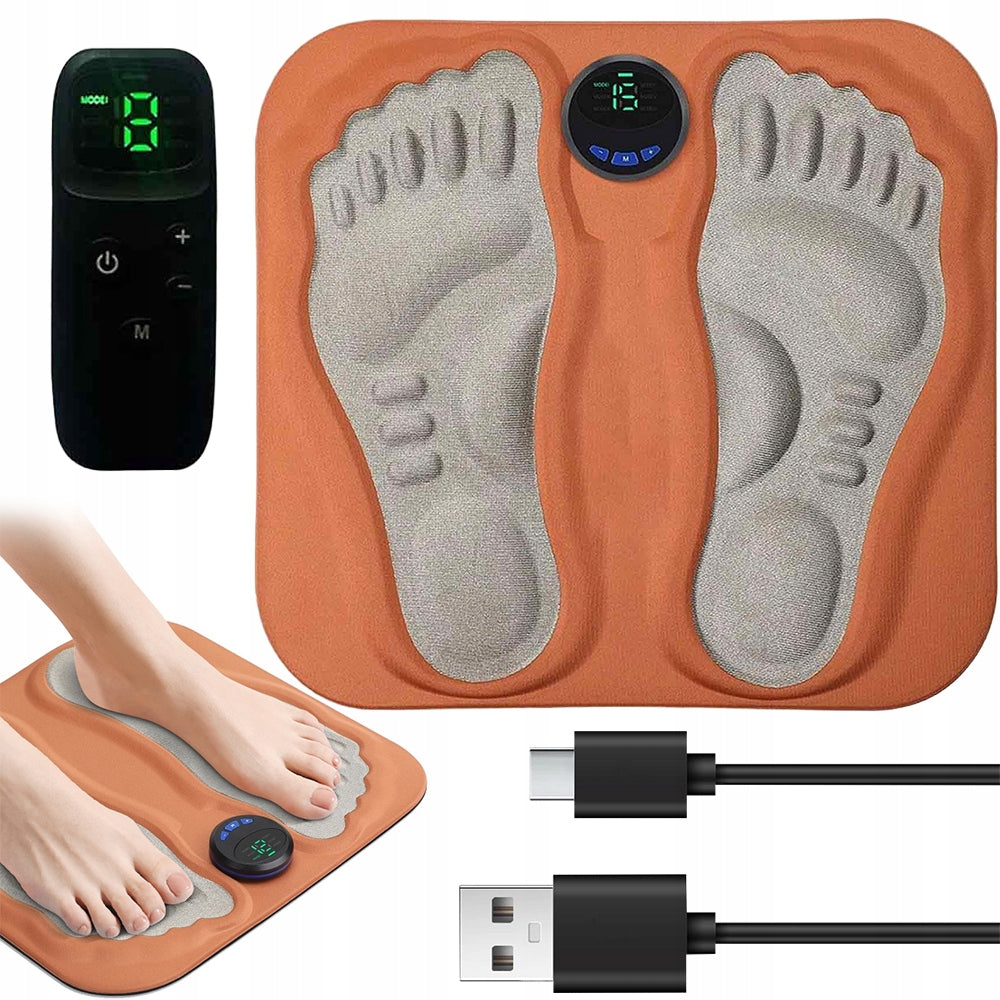 EMS FOOT MASSAGER 3D 6 MODES 15 LEVELS RECHARGEABLE BATTERY 6H RELIEF