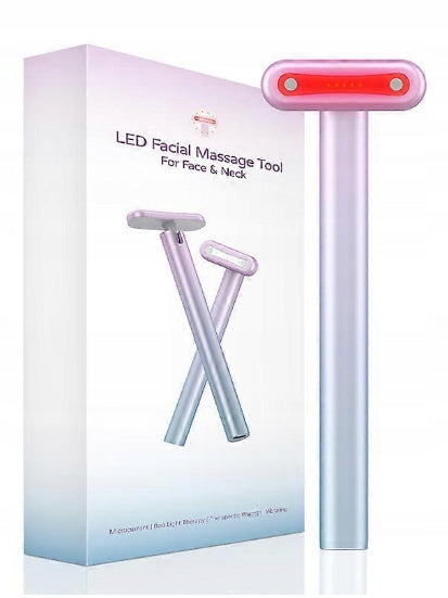 EMS Face Wand LED Red Light USB Massager 4in1