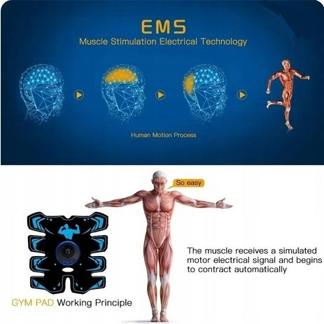 EMS Muscle Electrostimulator Wireless Muscle Stimulator Abdominal Trainer EAN (GTIN) 6900279759330