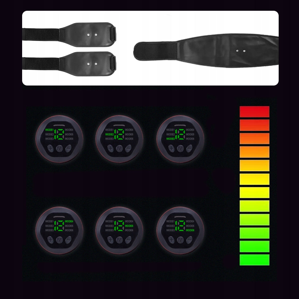 EMS Muscle Electrostimulator Wireless Muscle Stimulator Abdominal Trainer Size universal