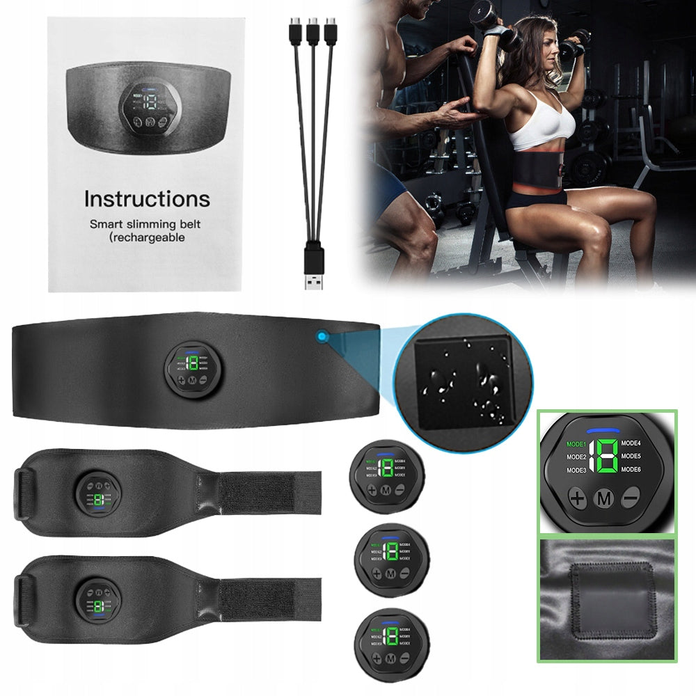EMS Muscle Electrostimulator Wireless Muscle Stimulator Abdominal Trainer