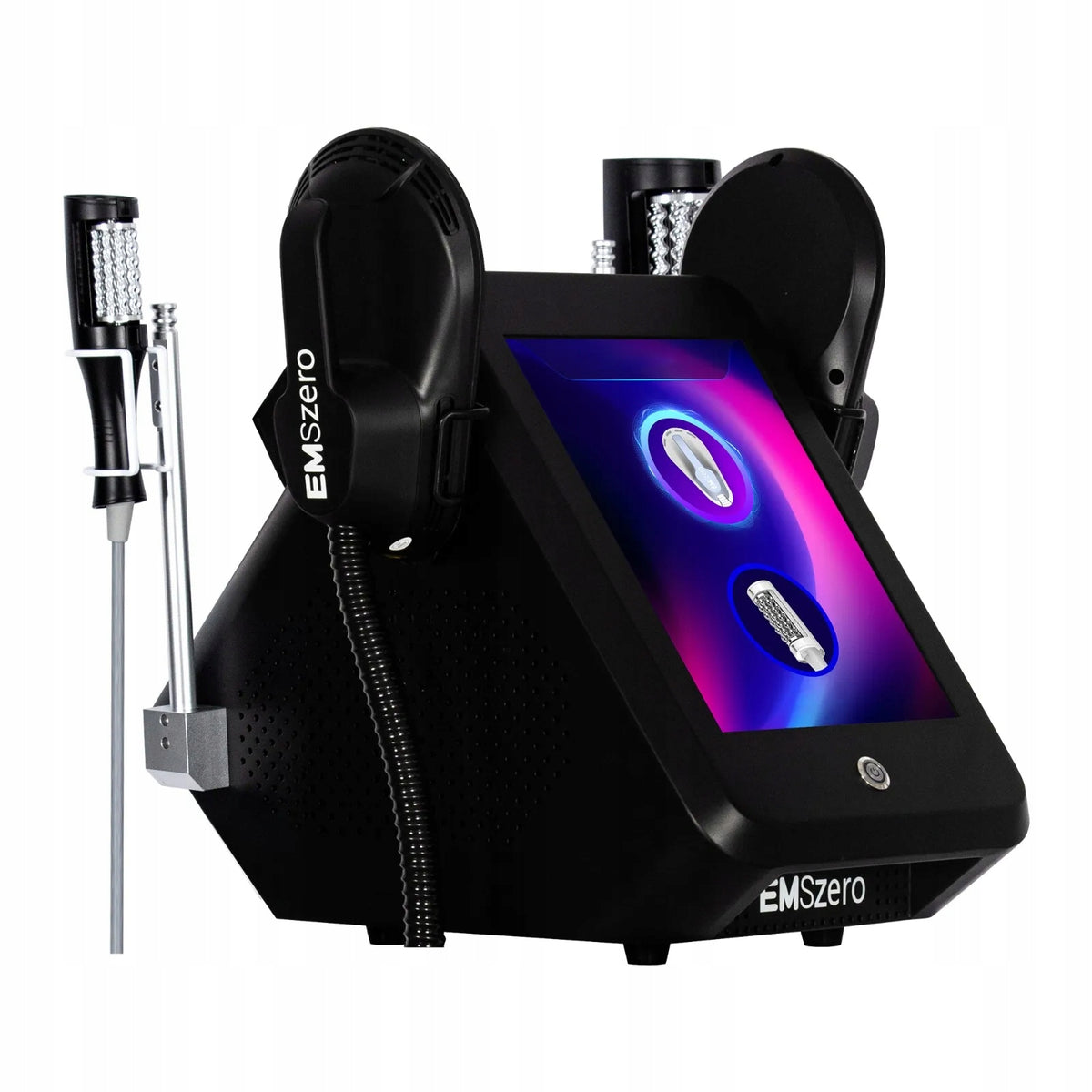 EMS RF Cosmetic Machine with 4 Heads for Body Sculpting and Roller Massage Medical device no