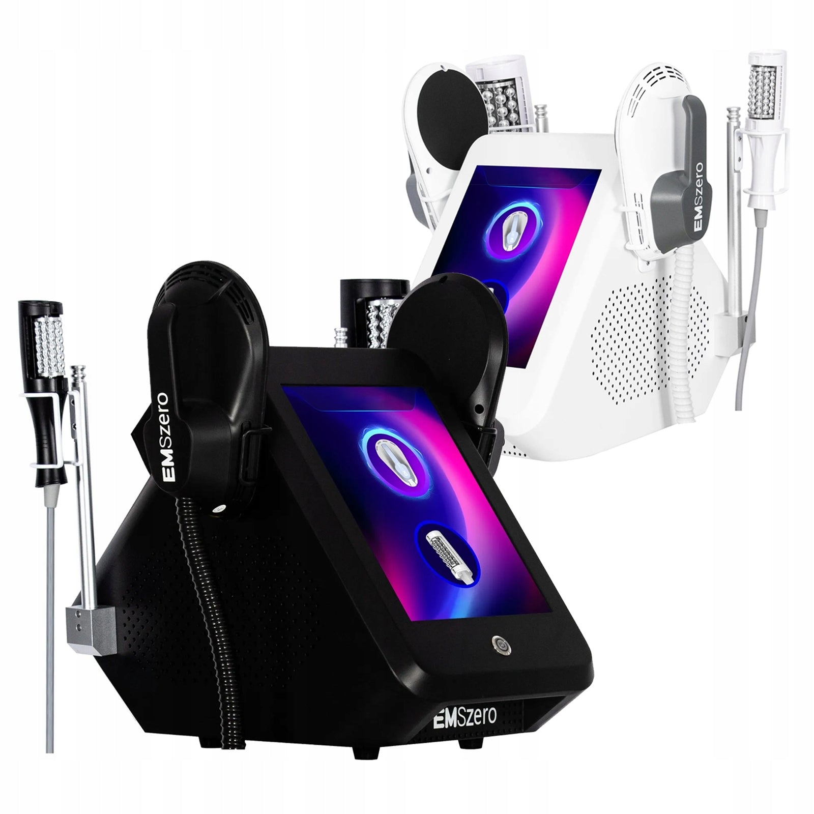 EMS RF Cosmetic Machine with 4 Heads for Body Sculpting and Roller Massage