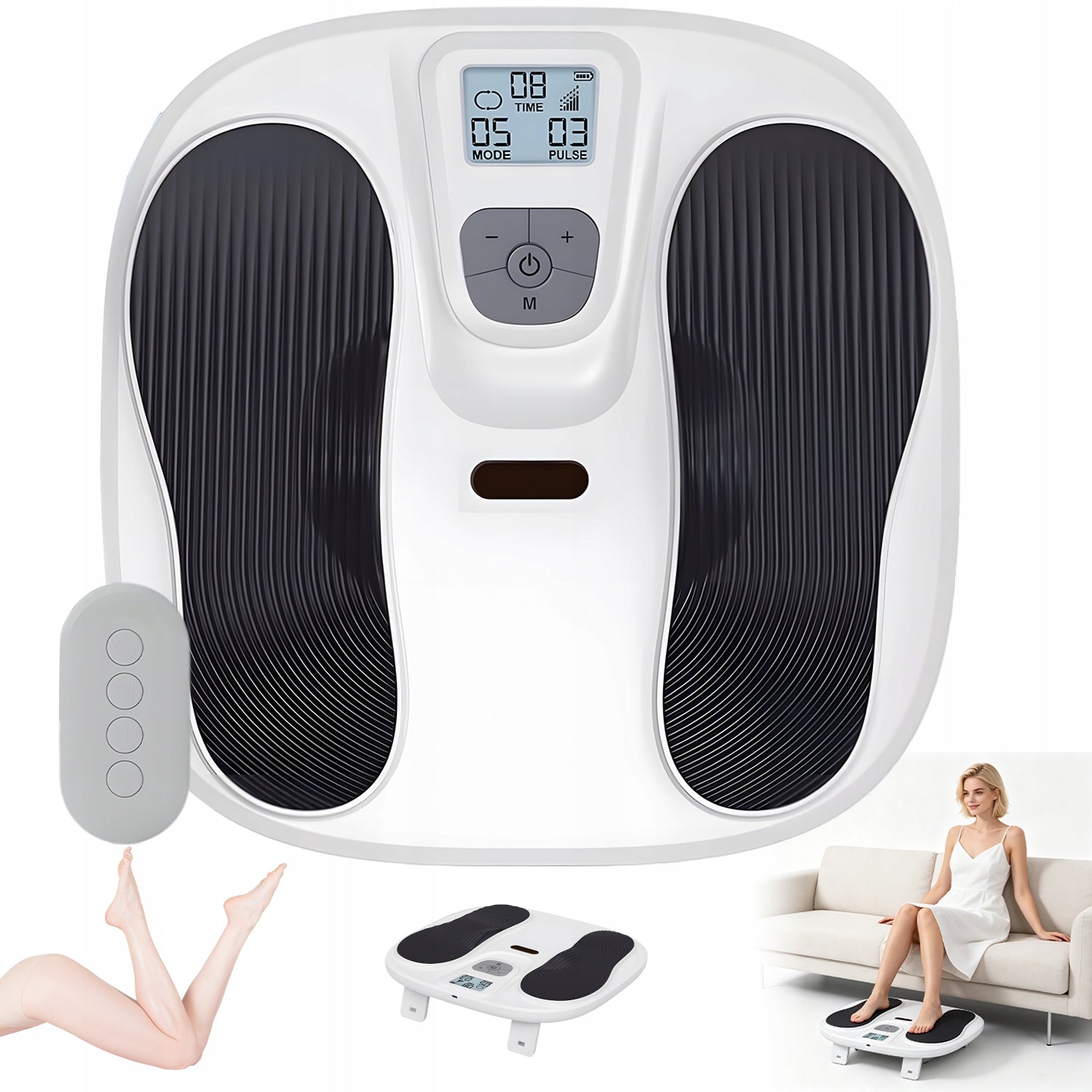 EMS TENS FOOT MASSAGER FOR PEOPLE STANDING FOR HOURS EVERY DAY