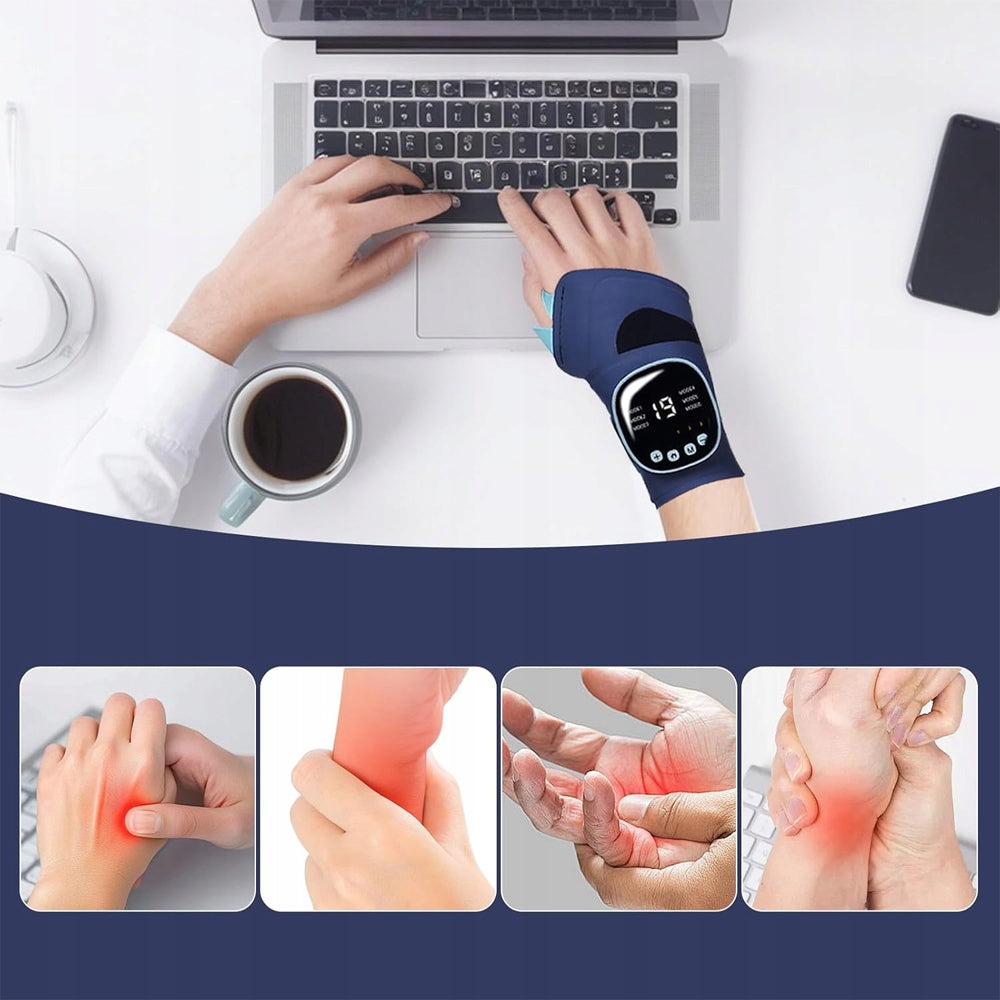 EMS THERMO BAND FOR CARPAL TUNNEL SYNDROME 3 HEATING LEVELS 9 PROGRAMS Packaging status original