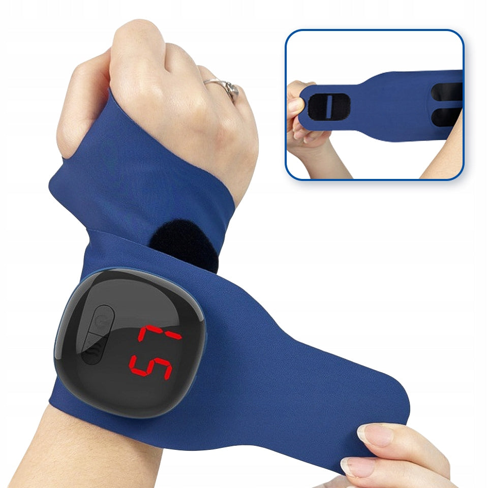 EMS Wrist Massager | Heating 3 Degrees, Voice Notifications