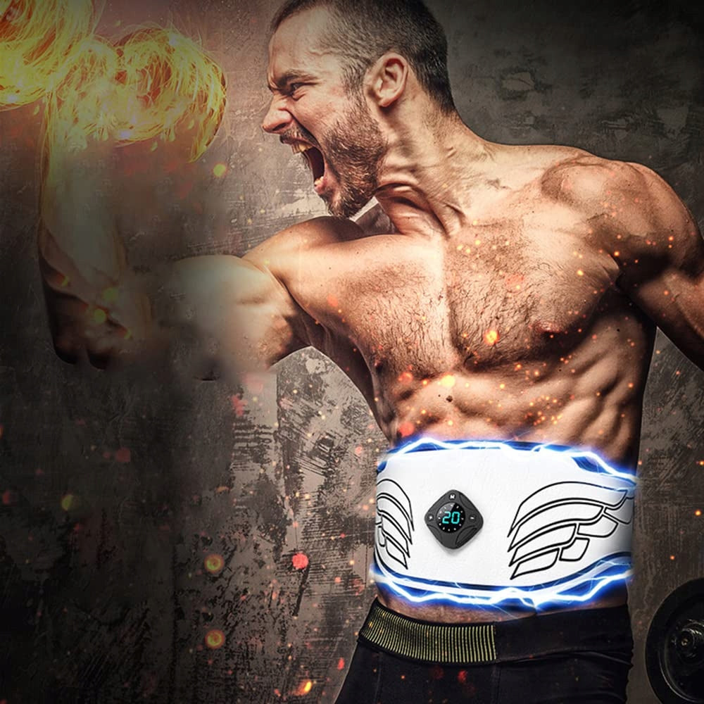EMS abdominal muscle stabilizing belt with electric pulse, for modeling Body parts stomach