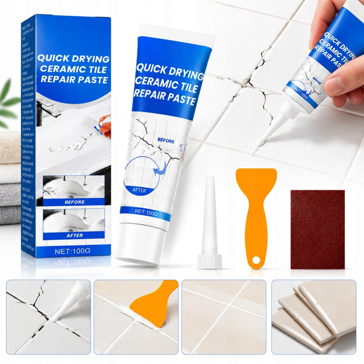 ENAMEL BATHTUB REPAIR KIT BATHTUB REPAIR Manufacturer code 4069499993909