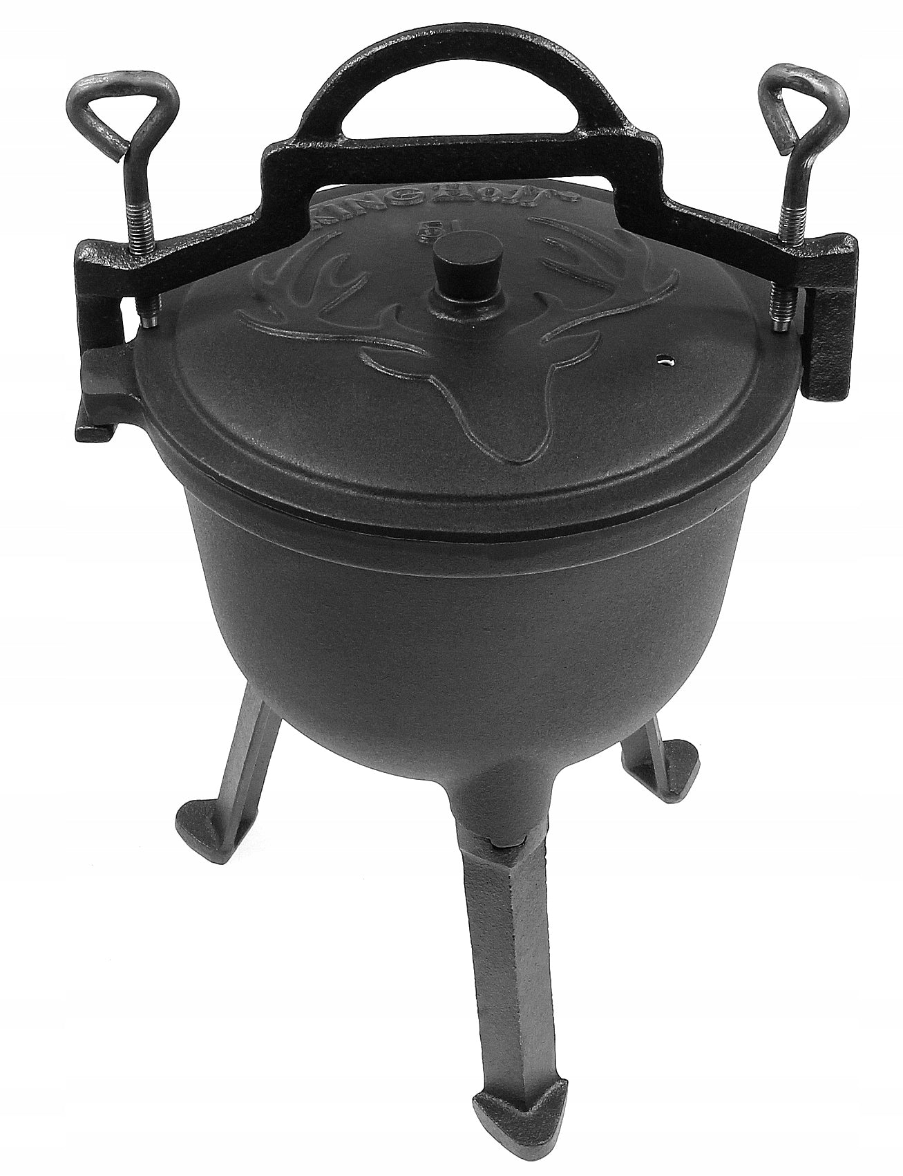 ENAMELLED Cast Iron BOILER 5 L HUNTING Pot FOR FIREPLACE EXTRA QUALITY Capacity 4 l