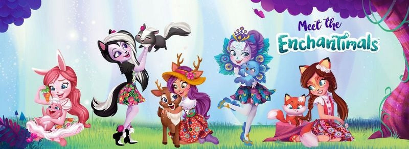 Figūrėlė Comansi Enchantimal Sage Skun & Cape