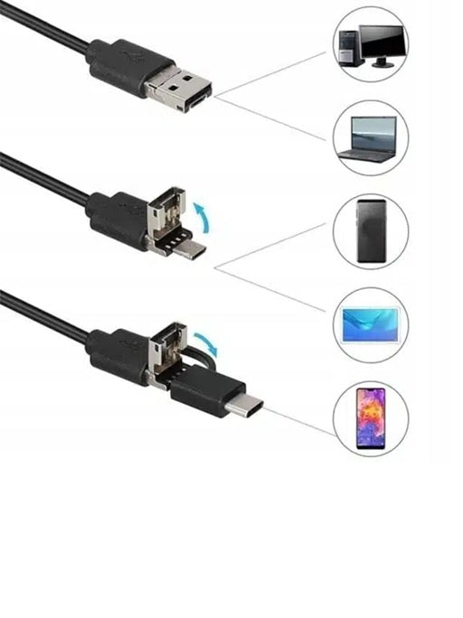 ENDOSCOP Digital Inspection Camera 5m 3in1 for PC PHONE ANDROID Full HD Brand no brand