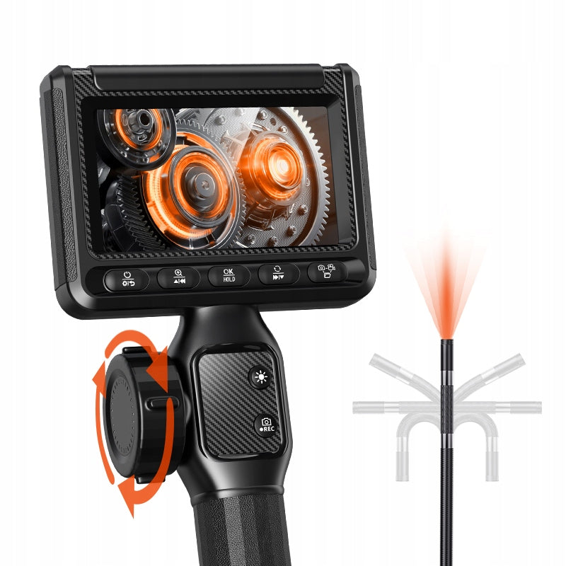 ENDOSCOPE INSPECTION CAMERA MOVABLE HEAD 8.5mm CABLE 1.5m 2000mAh HD Brand Inskam