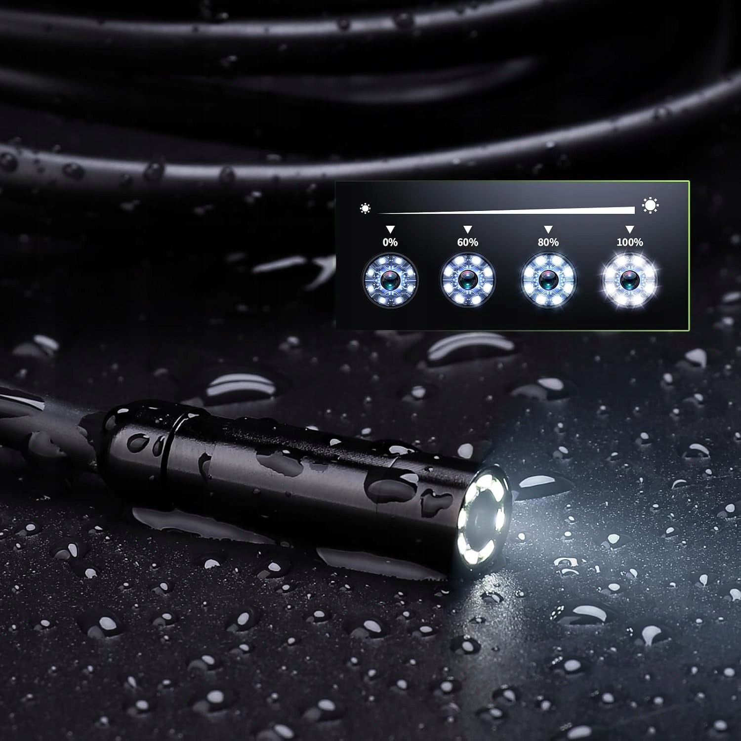 ENDOSCOPIC INSPECTION CAMERA FULL HD 5M Dual 2x IPS CMOS 1080p IP67 CAMERAS Brand Renew Force