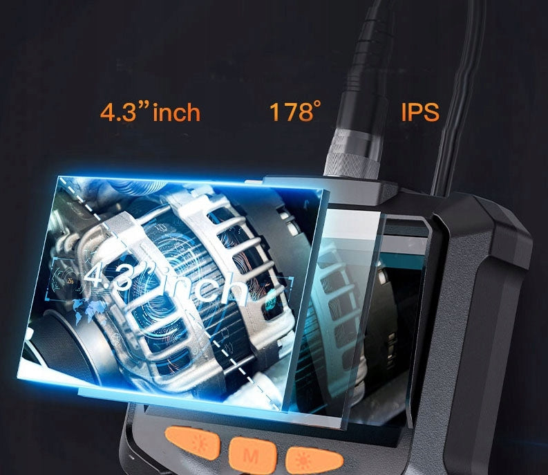 ENDOSKOP INSPECTION CAMERA SCREEN 4.3" LCD 5m 8 LED 8mm WATERPROOF Brand no brand