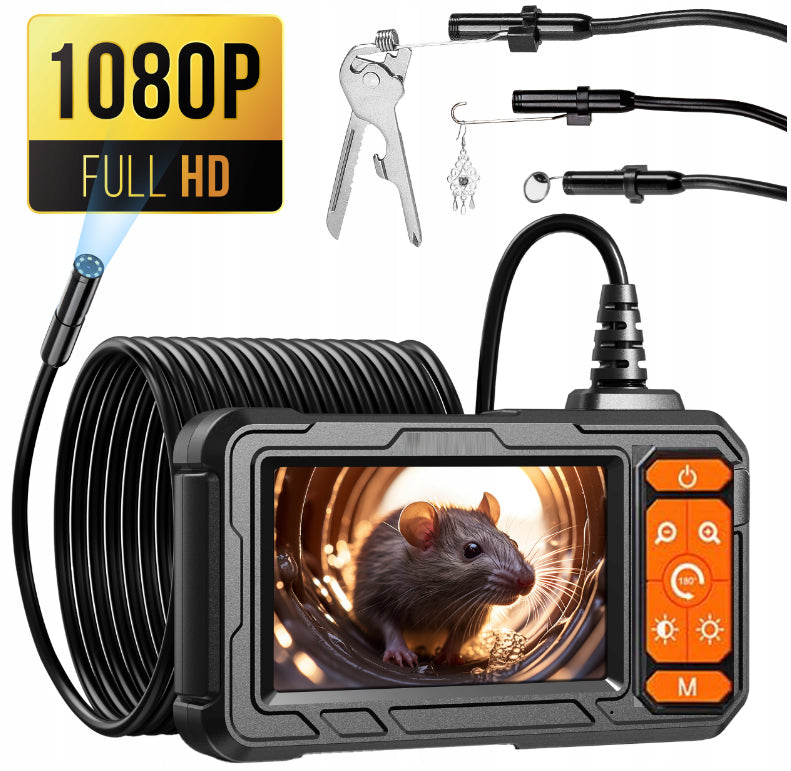 ENDOSKOP INSPECTION CAMERA SCREEN 4.3" LCD 5m 8 LED 8mm WATERPROOF