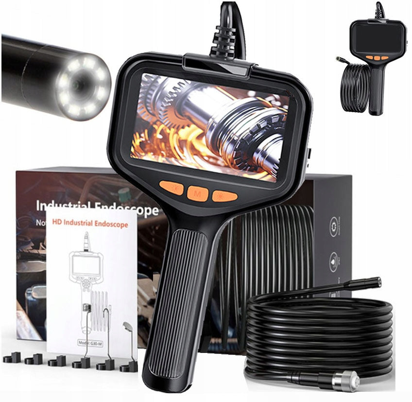 ENDOSKOP INSPECTION CAMERA SCREEN 4.3" LCD 5m 8 LED 8mm WATERPROOF