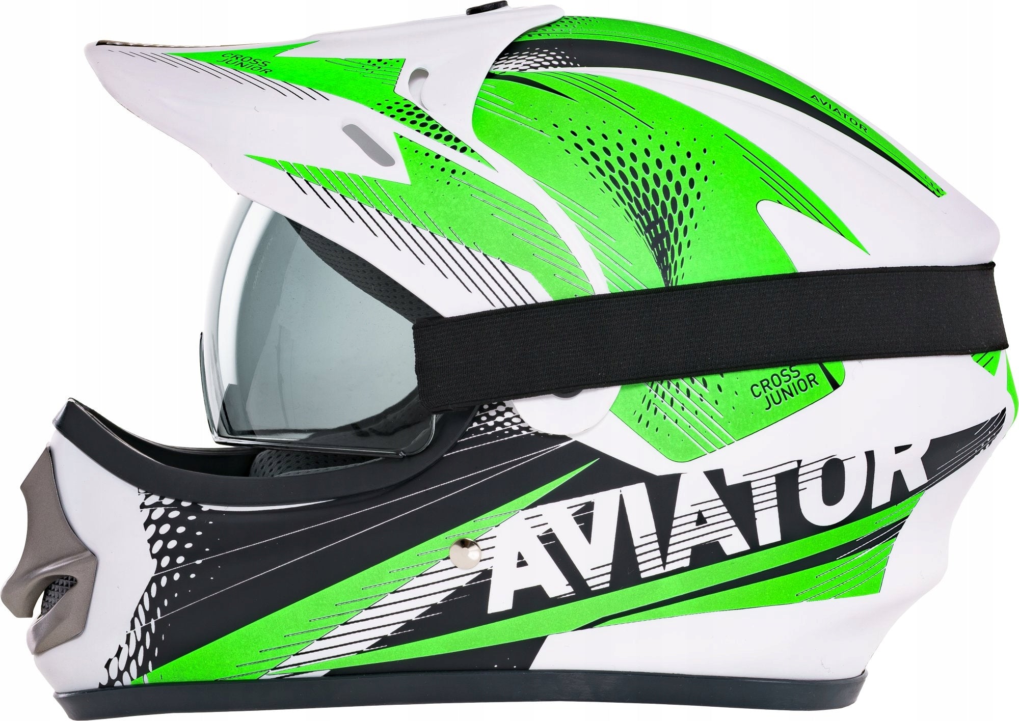 ENDURO HELMET FOR QUADA CROSS SCOOTER WITH GOGGLES L