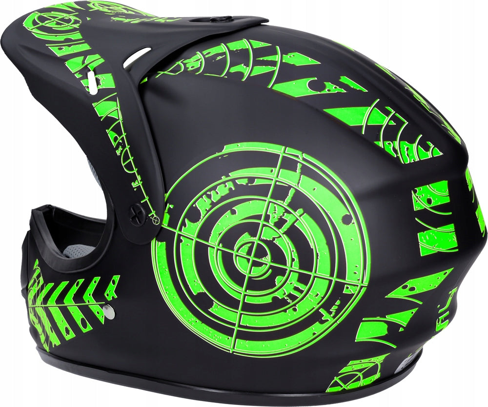 ENDURO QUADA CROSS MOTORCYCLE HELMET APPROVED Manufacturer JST