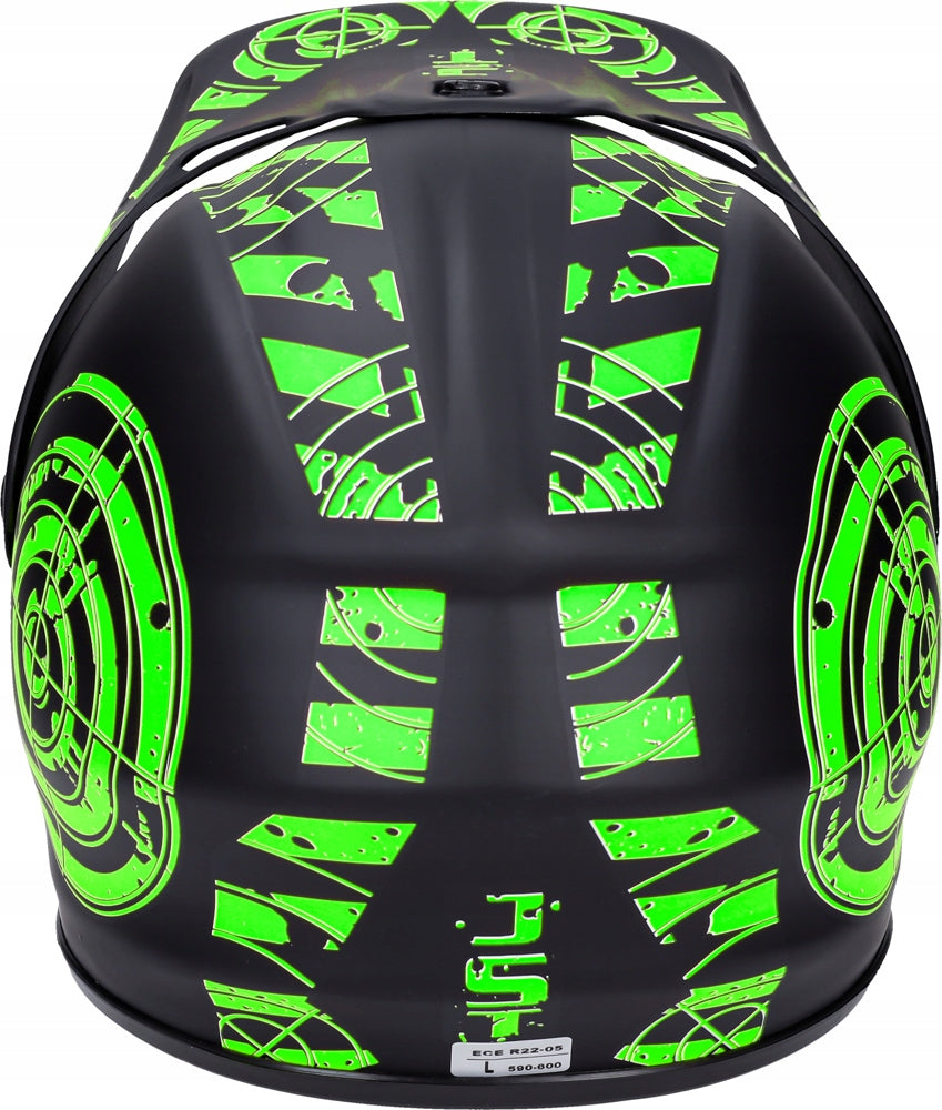 ENDURO QUADA CROSS MOTORCYCLE HELMET APPROVED Manufacturer's catalog number JCR22E0102K301