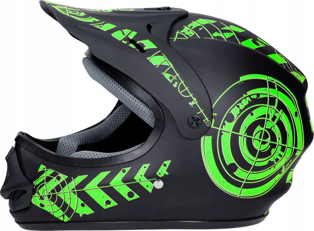 ENDURO QUADA CROSS MOTORCYCLE HELMET APPROVED