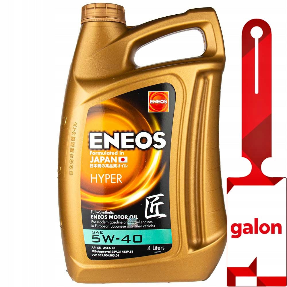 ENEOS Hyper 5W40 4L - Japanese synthetic engine oil